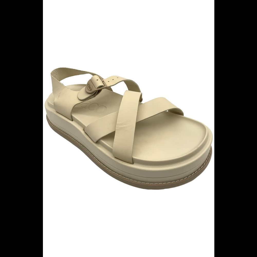 Chaco Women's Cream Platform Sandal